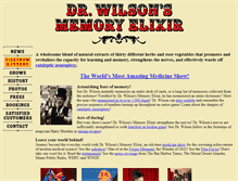 Tablet Screenshot of memoryelixir.com
